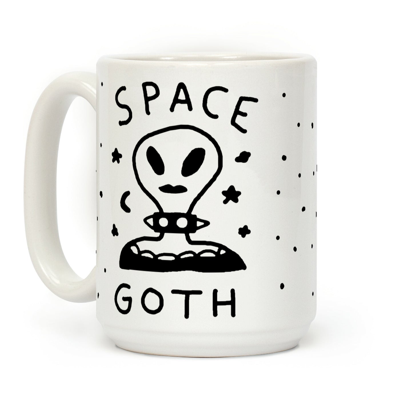 Space Goth Alien Coffee Mug
