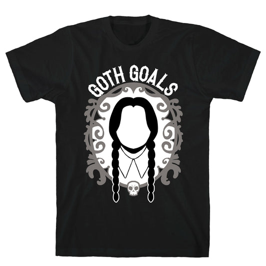 Wednesday Addams Goth Goals T-Shirt