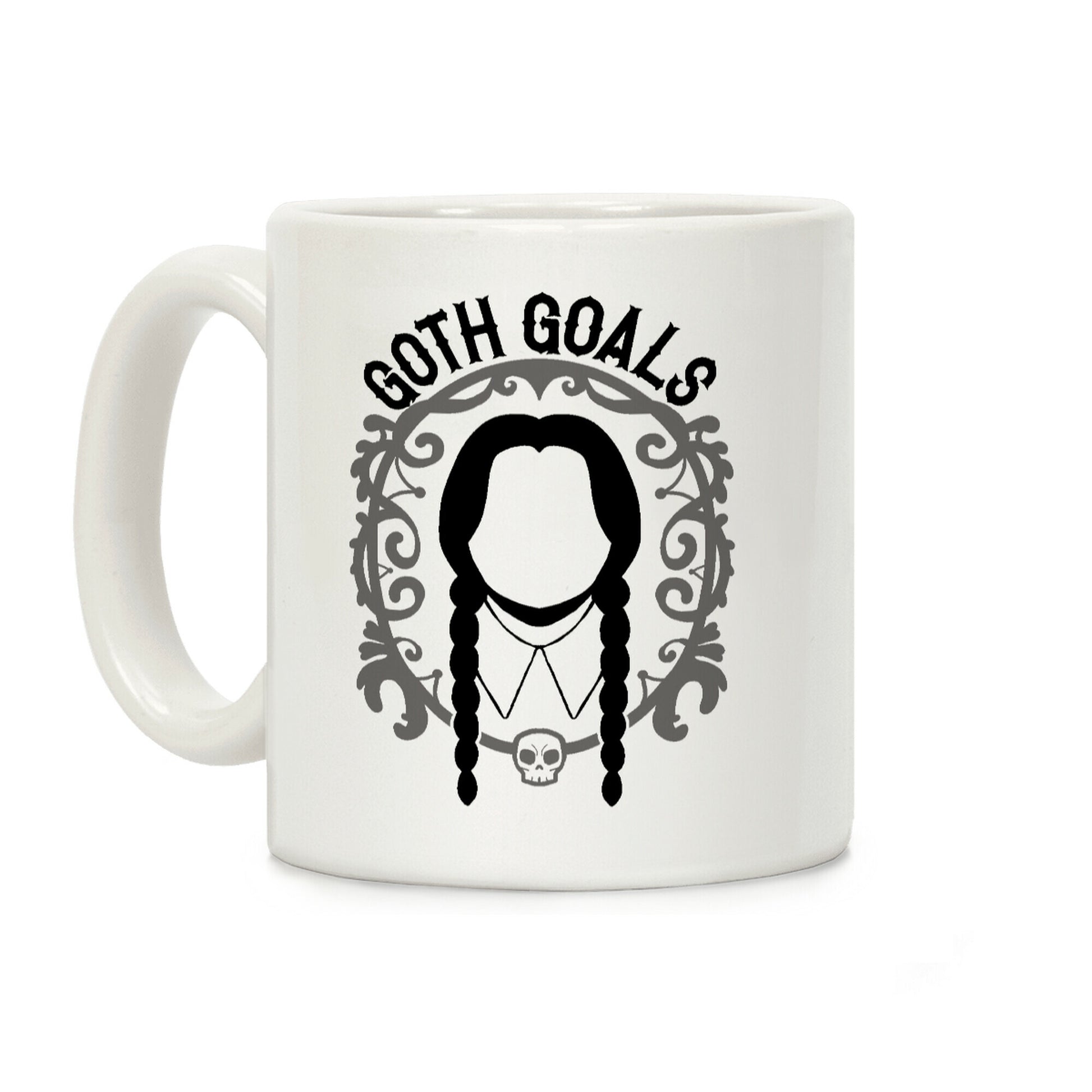Wednesday Addams Goth Goals Coffee Mug