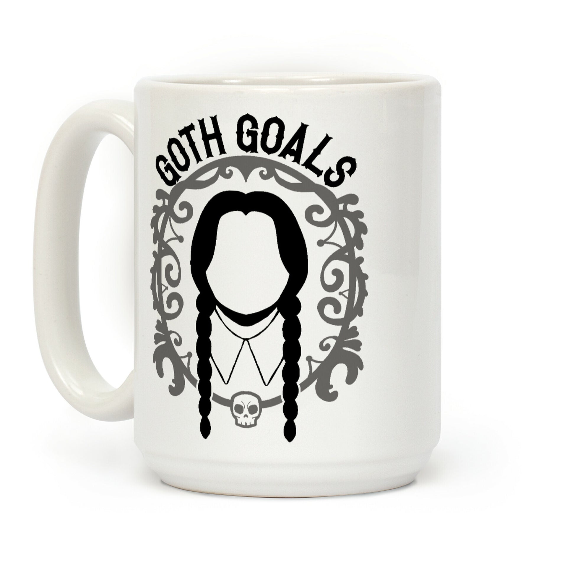 Wednesday Addams Goth Goals Coffee Mug