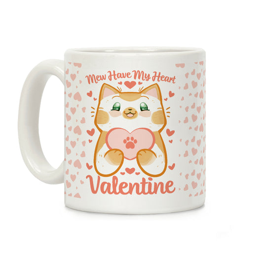 Mew Have My Heart, Valentine Coffee Mug