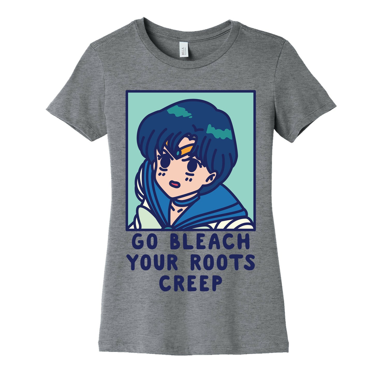 Go Bleach Your Roots Creep Sailor Mercury Women's Cotton Tee