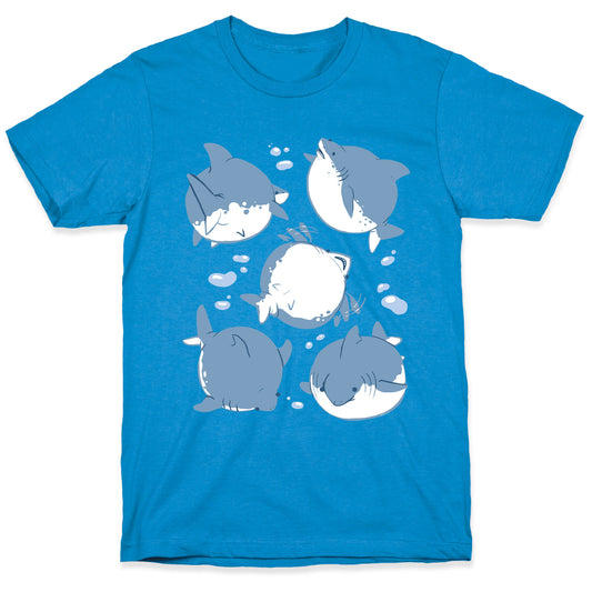 Fat Shark Pattern T-Shirt