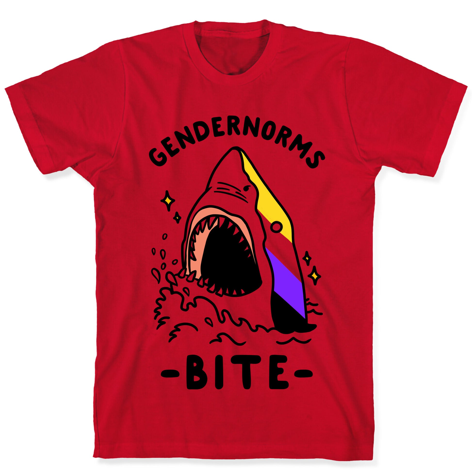Gendernorms Bite Non-Binary T-Shirt