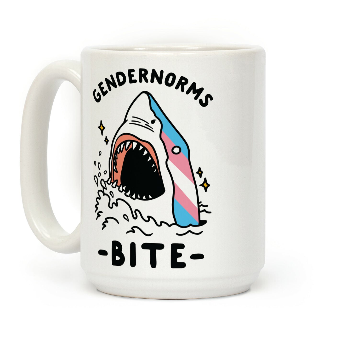 Gendernorms Bite Trans Coffee Mug