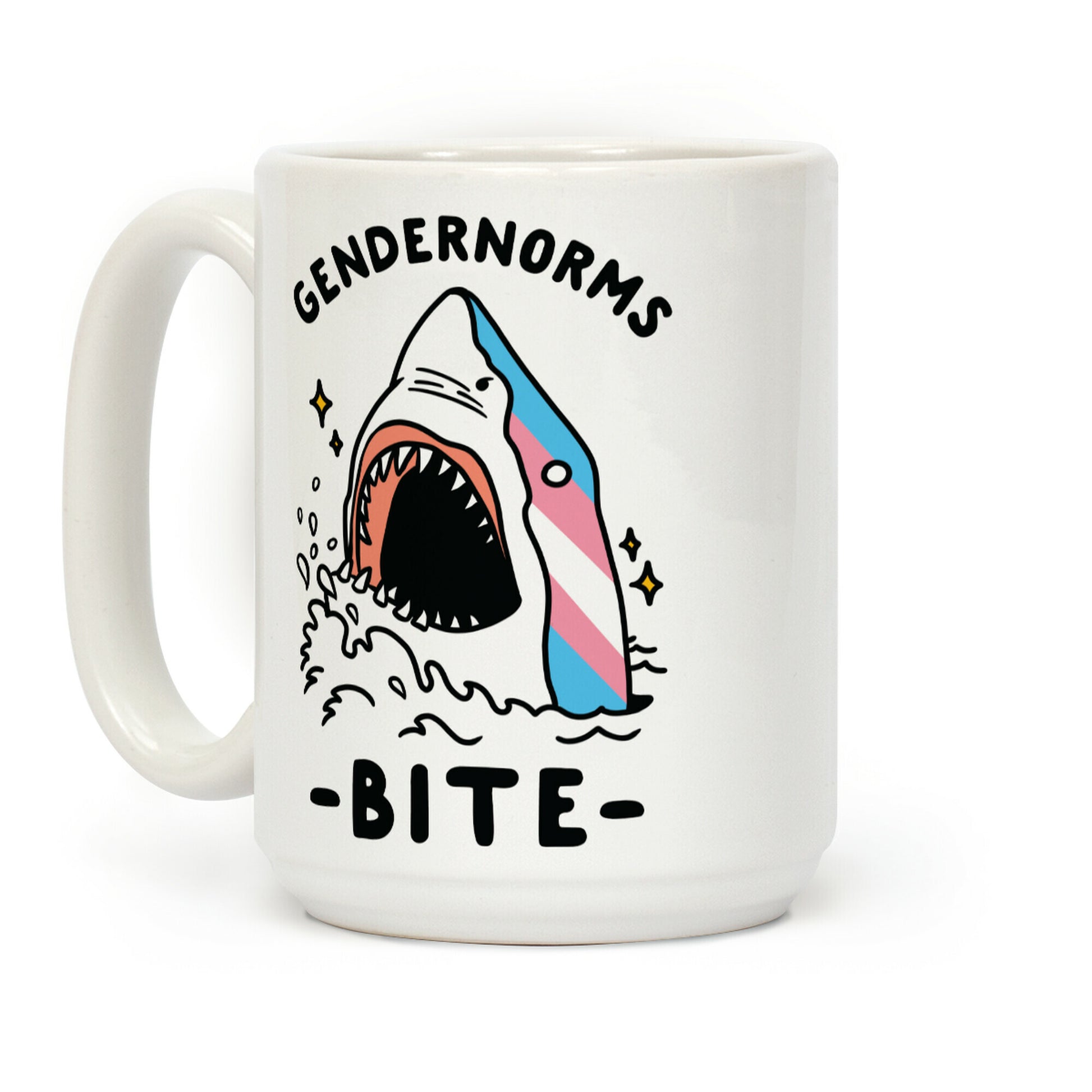 Gendernorms Bite Trans Coffee Mug