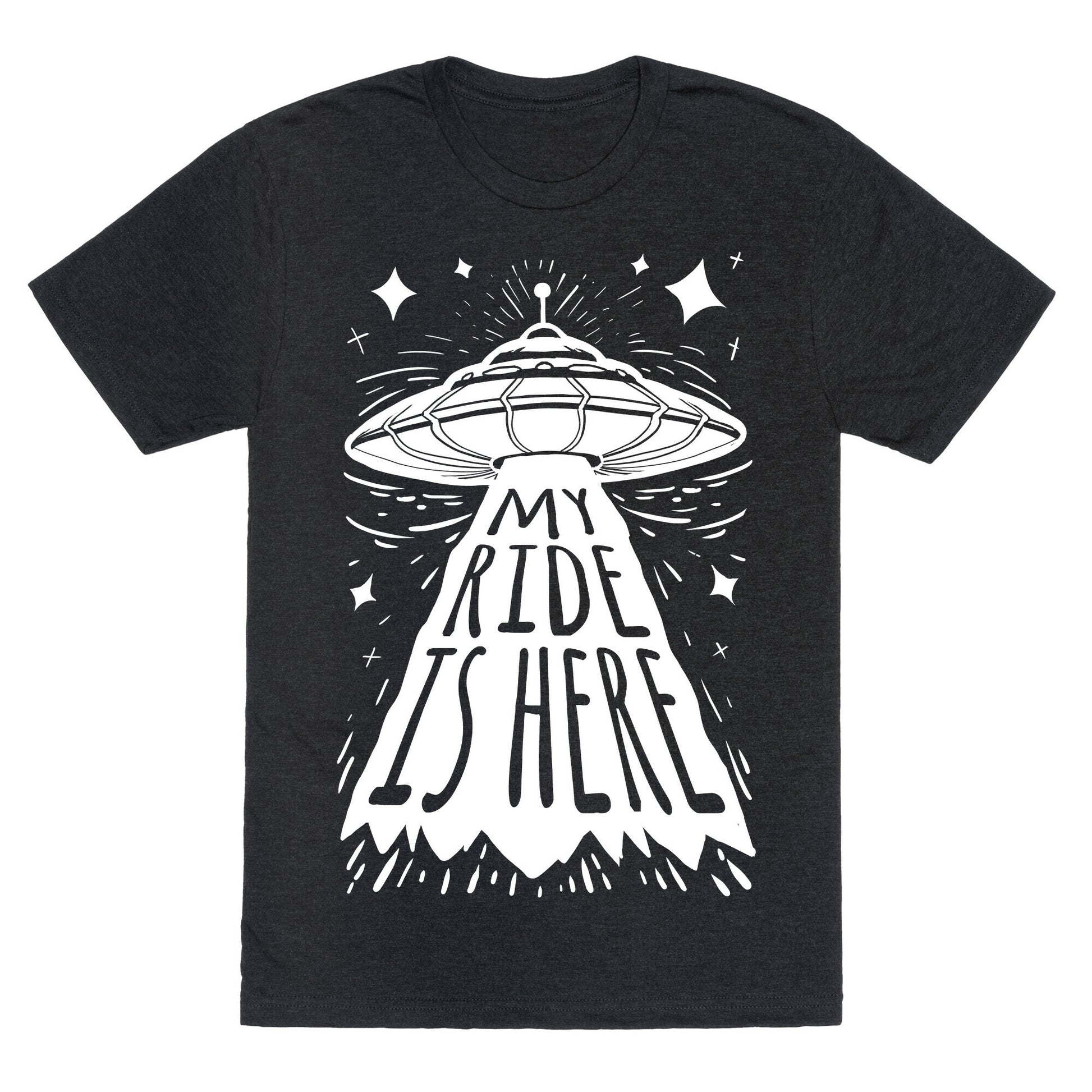 My ride Is Here Unisex Triblend Tee