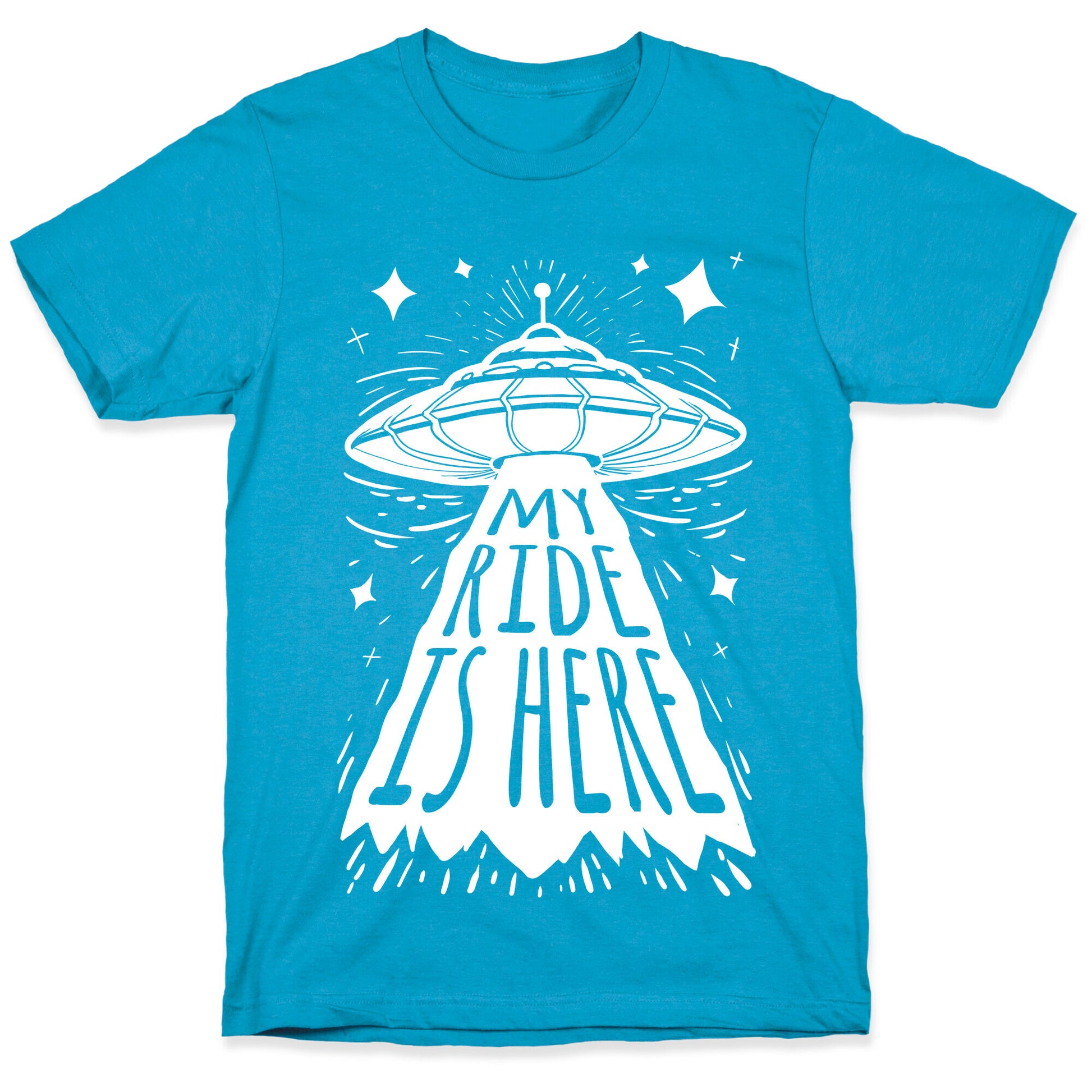 My ride Is Here Unisex Triblend Tee