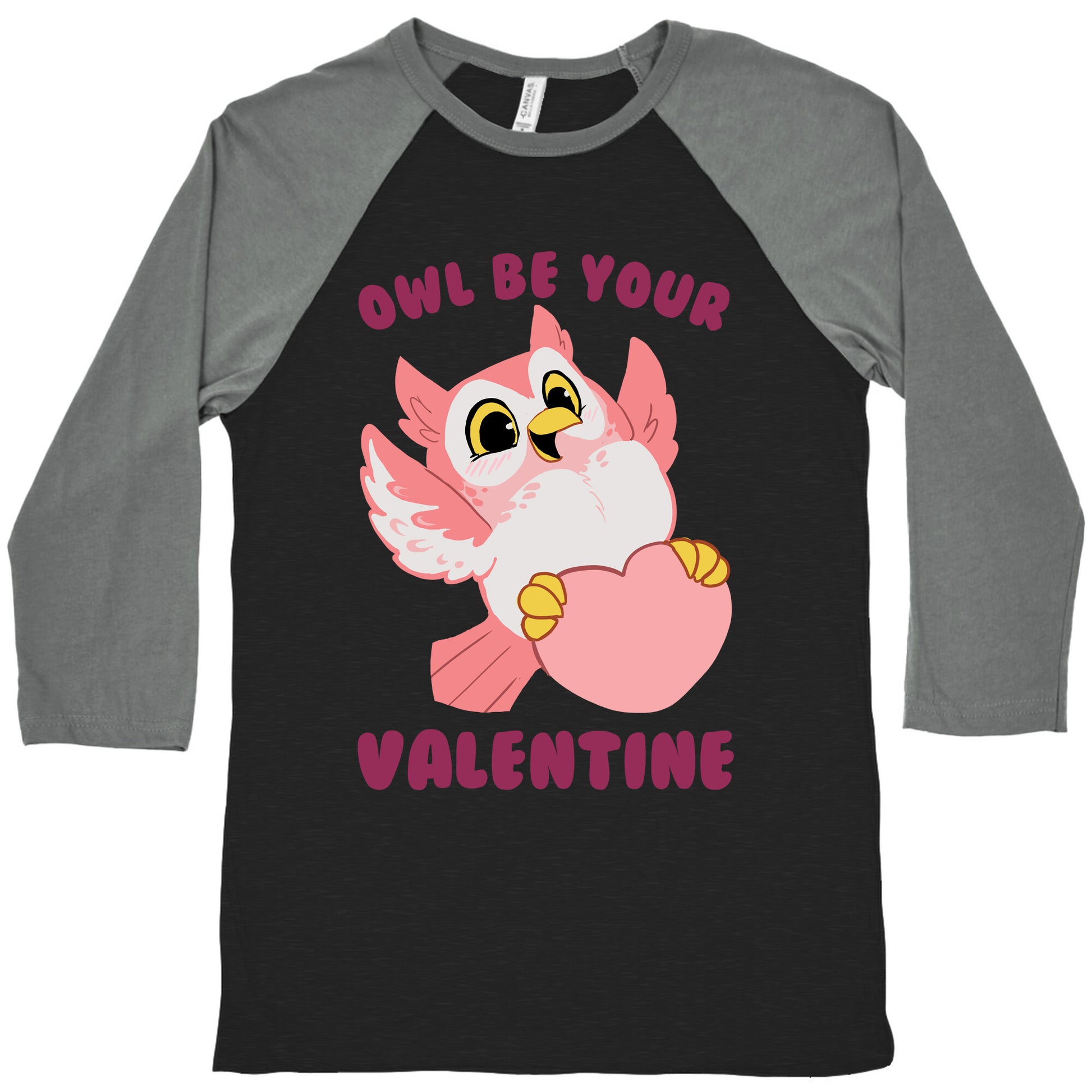 Owl Be Your Valentine! Baseball Tee