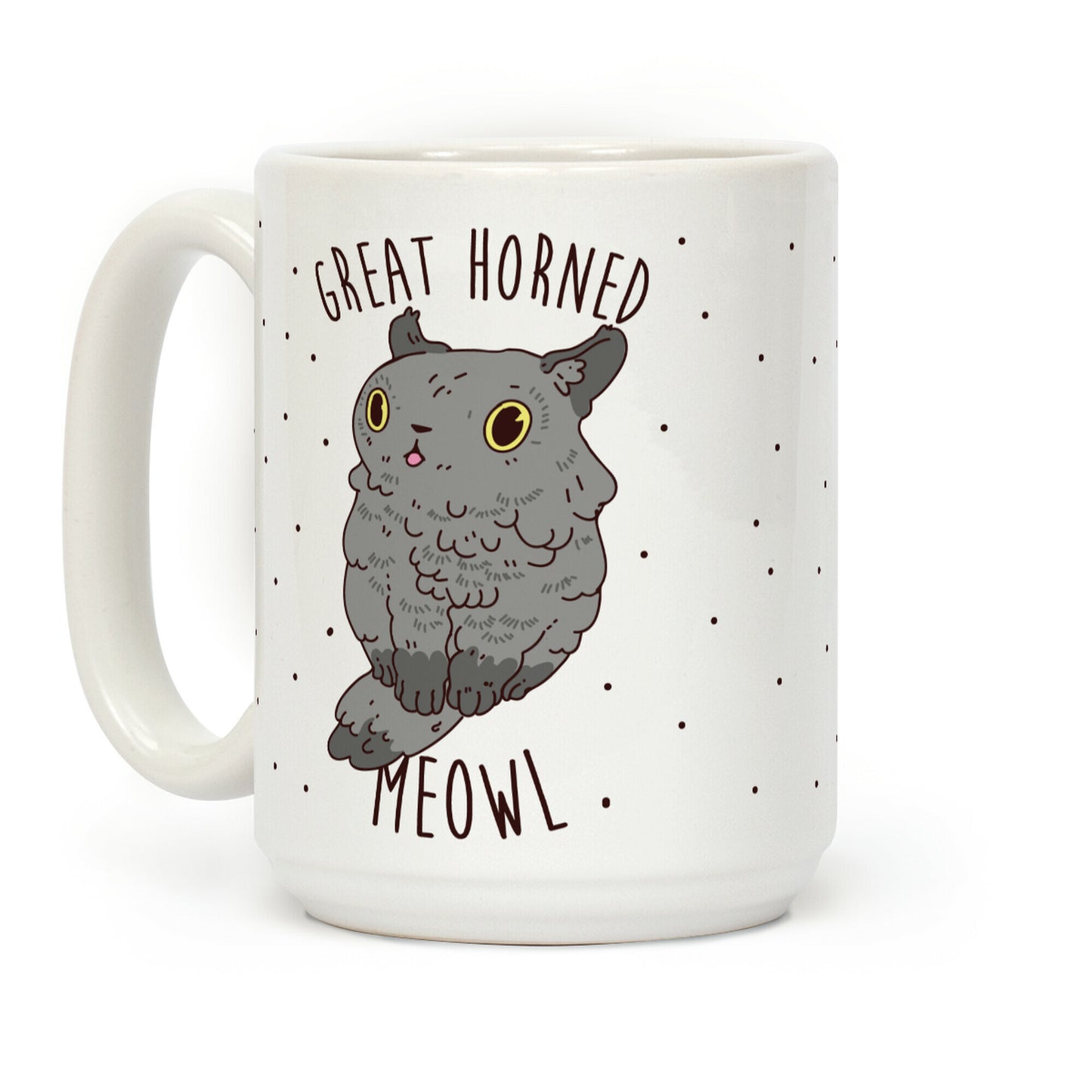 Great Horned Meowl Coffee Mug