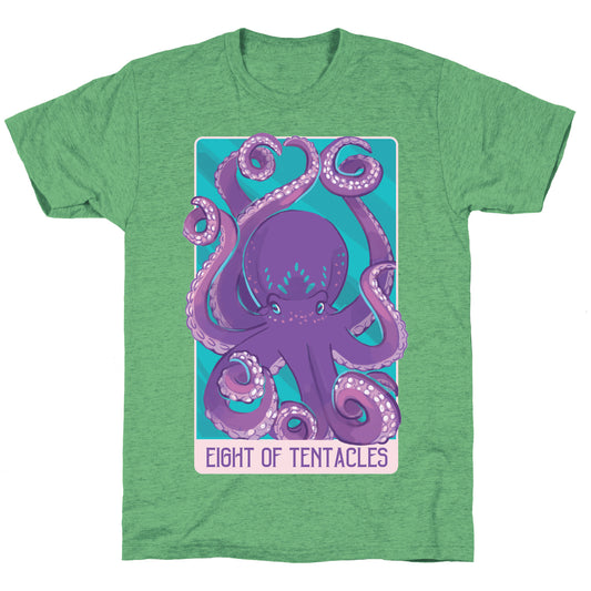 Eight of Tentacles  Unisex Triblend Tee