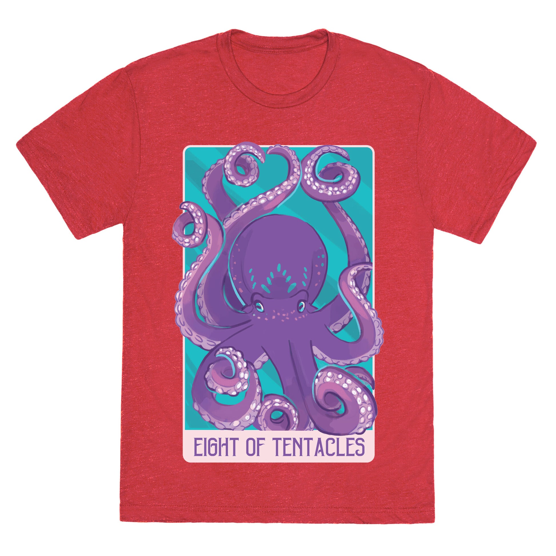 Eight of Tentacles  Unisex Triblend Tee