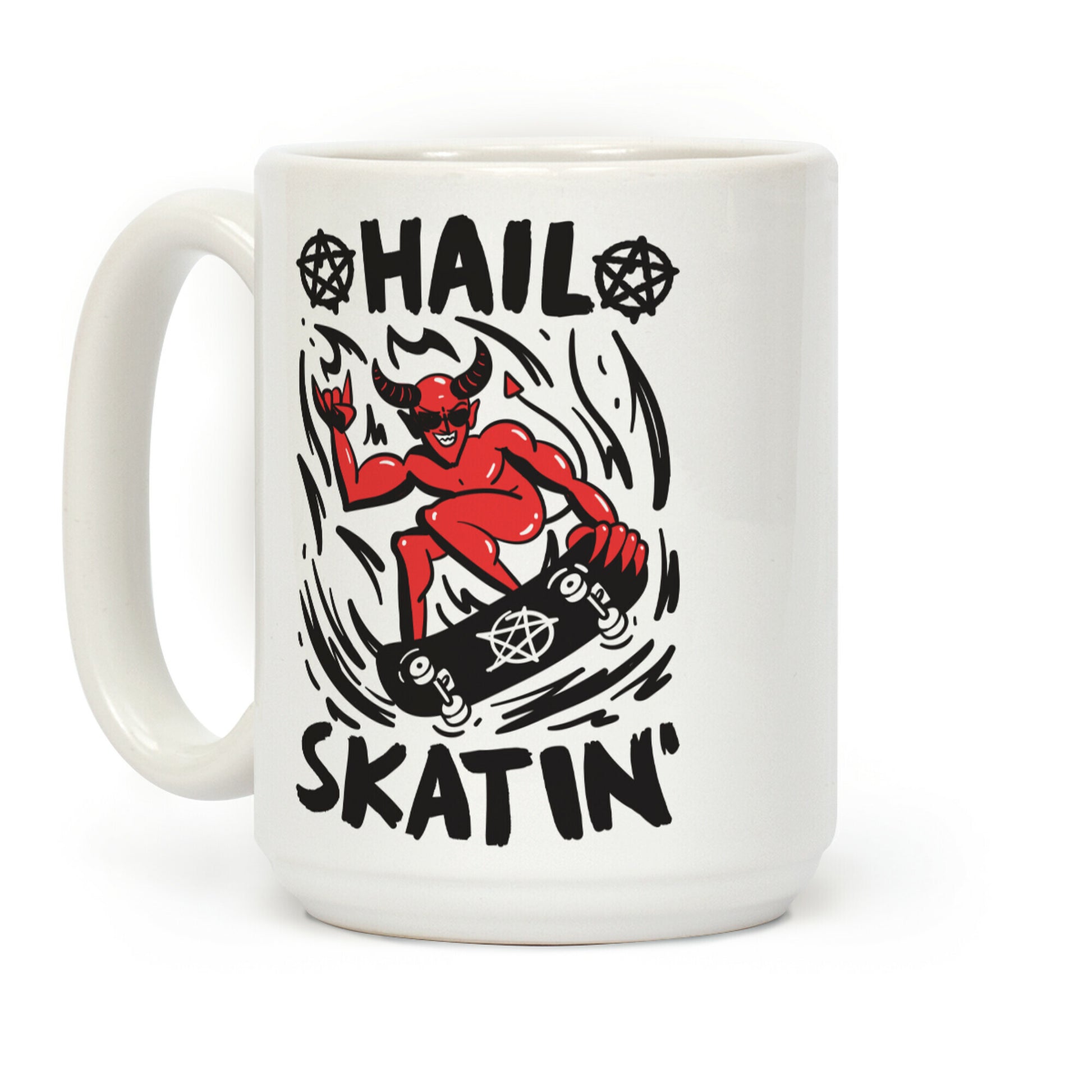 Hail Skatin' Satan Coffee Mug