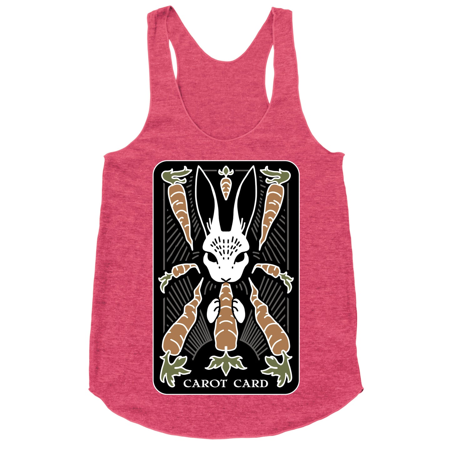 Carot Card Racerback Tank