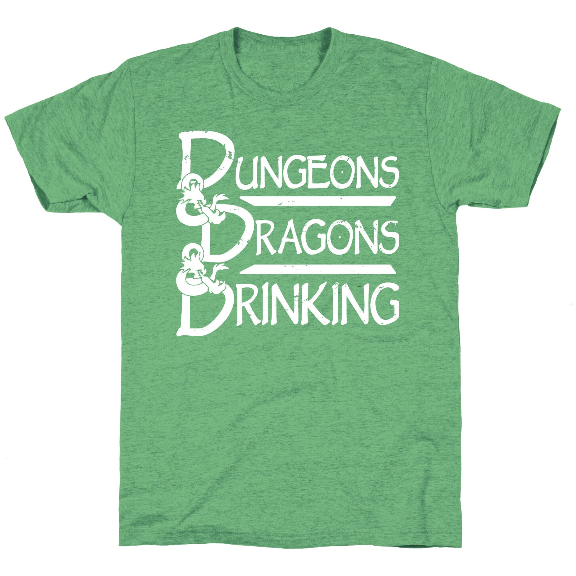 Dungeons & Dragons & Drinking Unisex Triblend Tee