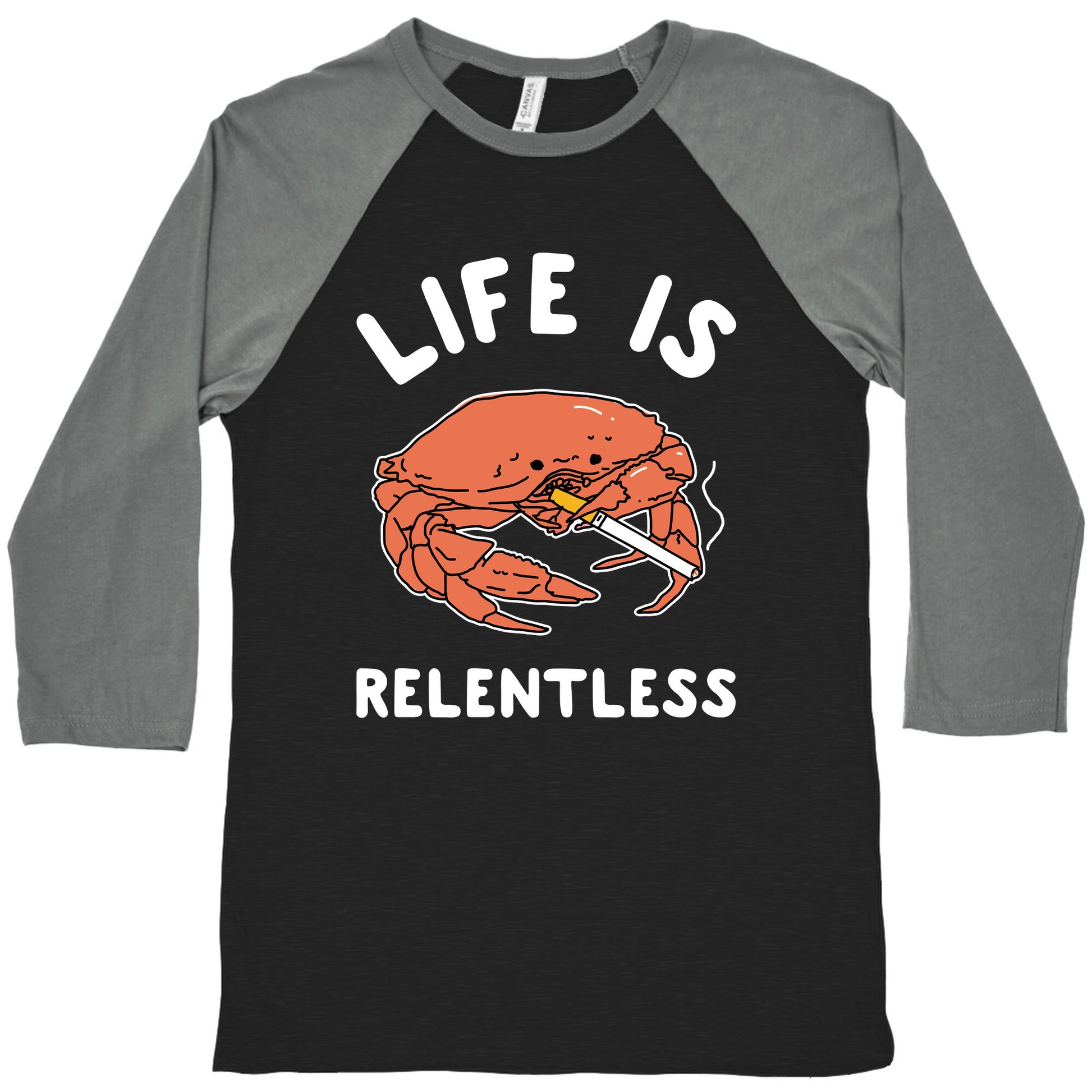 Life is Relentless Baseball Tee