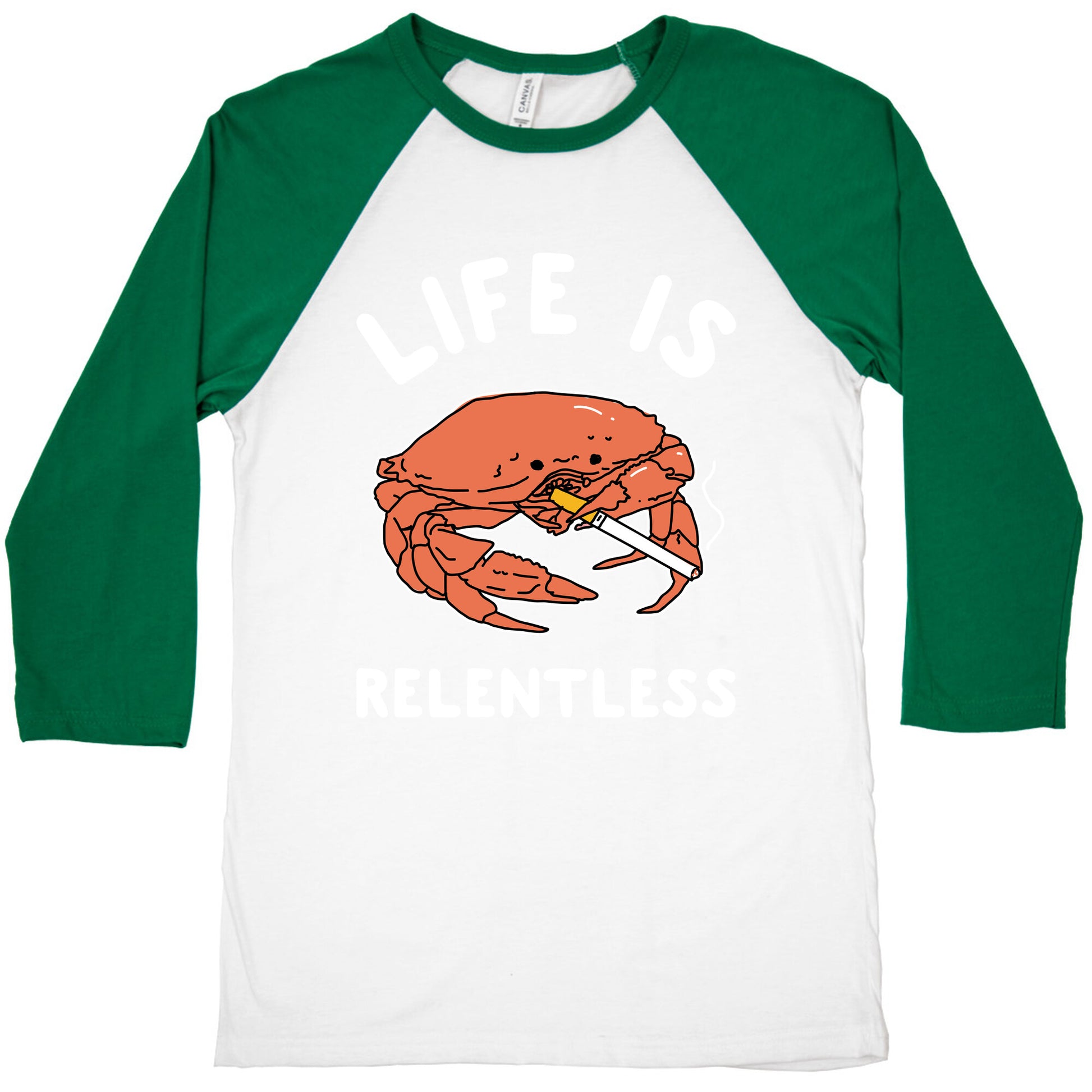 Life is Relentless Baseball Tee