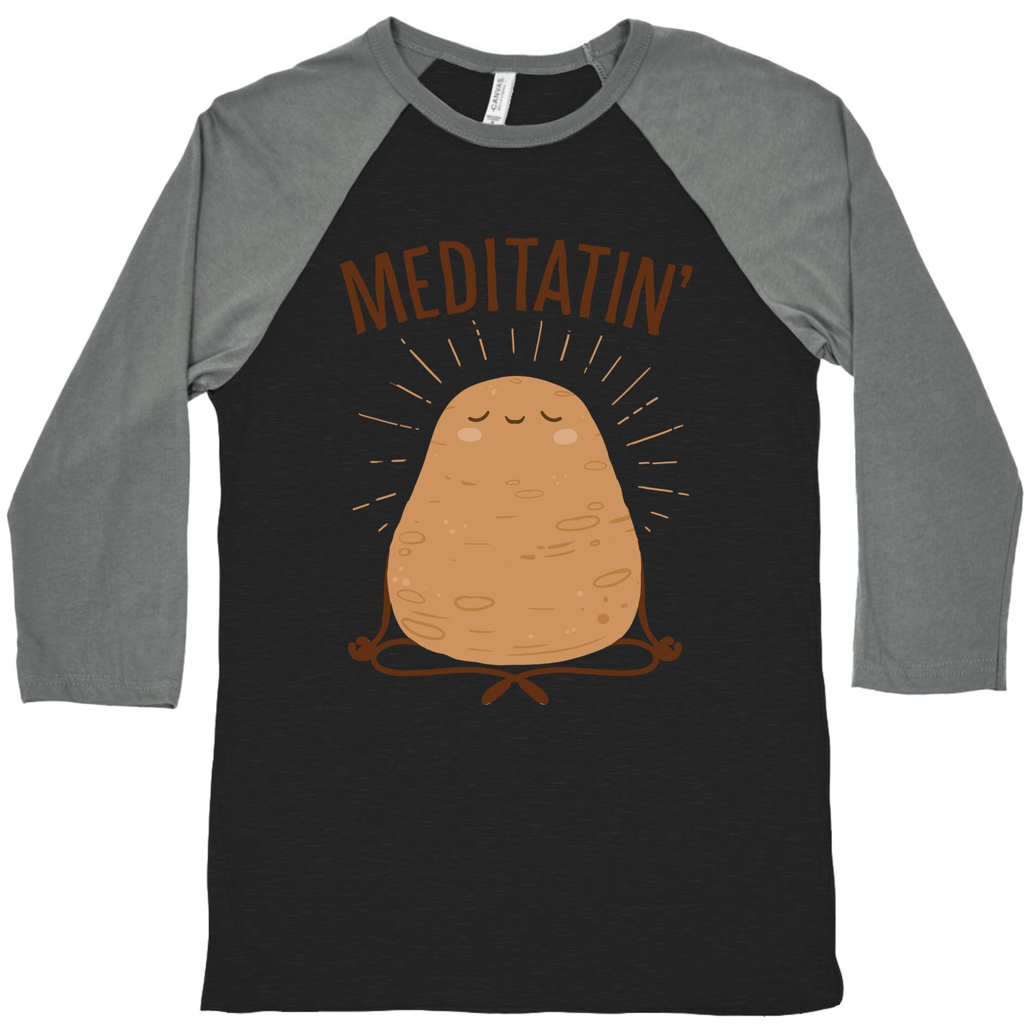 Meditatin' Baseball Tee