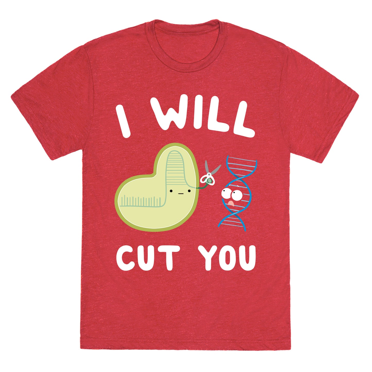 Crispr Will Cut You Unisex Triblend Tee