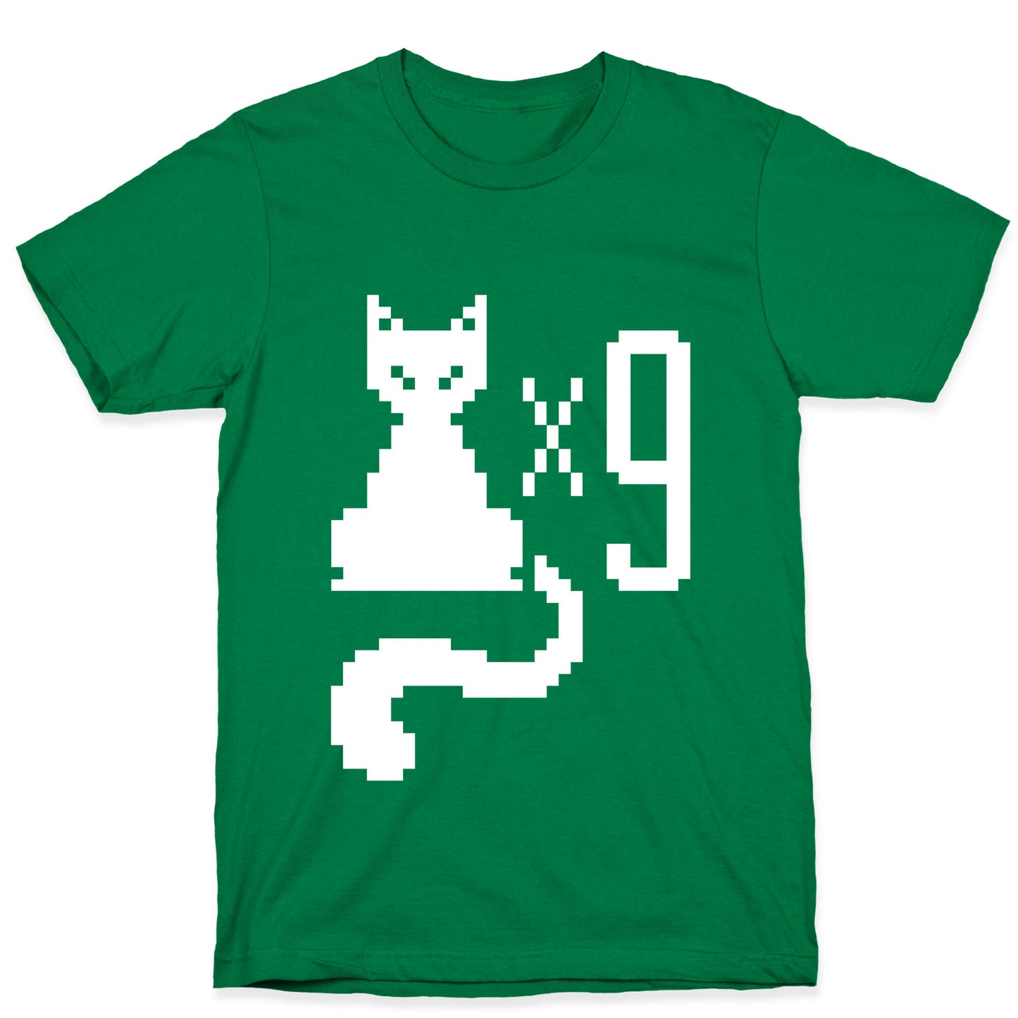 Retro Cat 9 lives T-Shirt