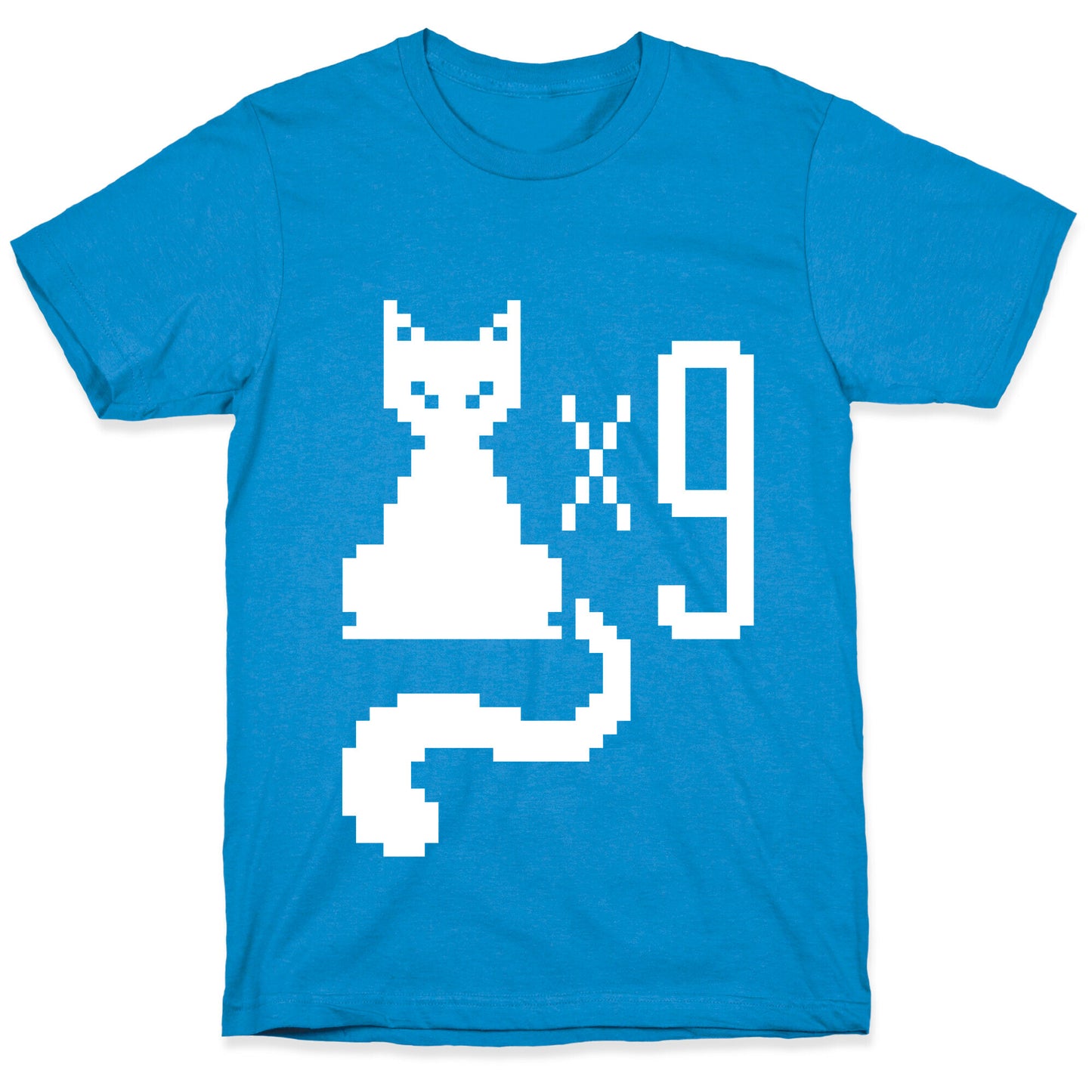 Retro Cat 9 lives T-Shirt