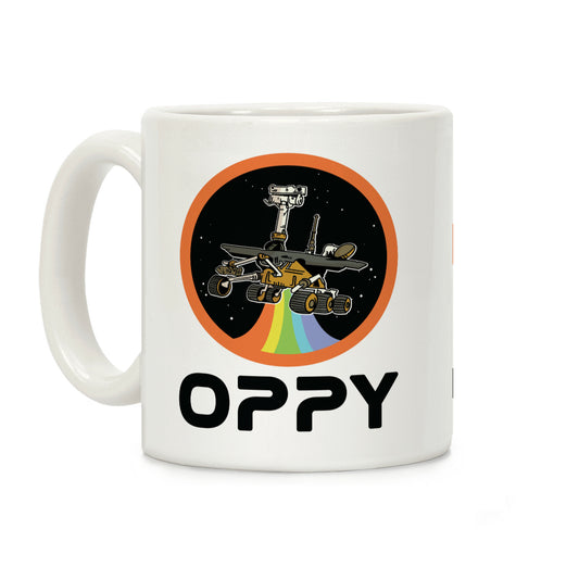 Oppy Nasa Parody Vintage Logo Coffee Mug