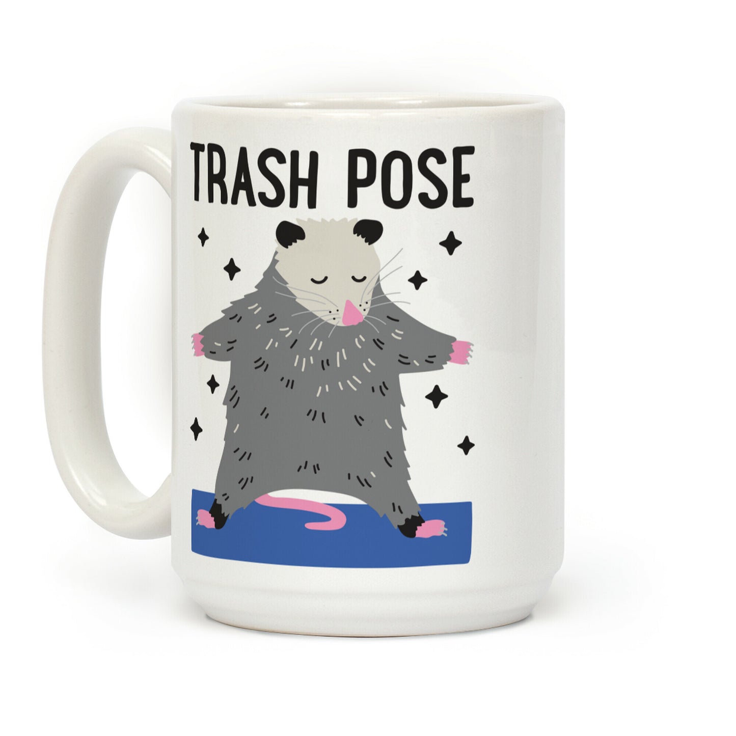 Trash Pose Opossum Coffee Mug