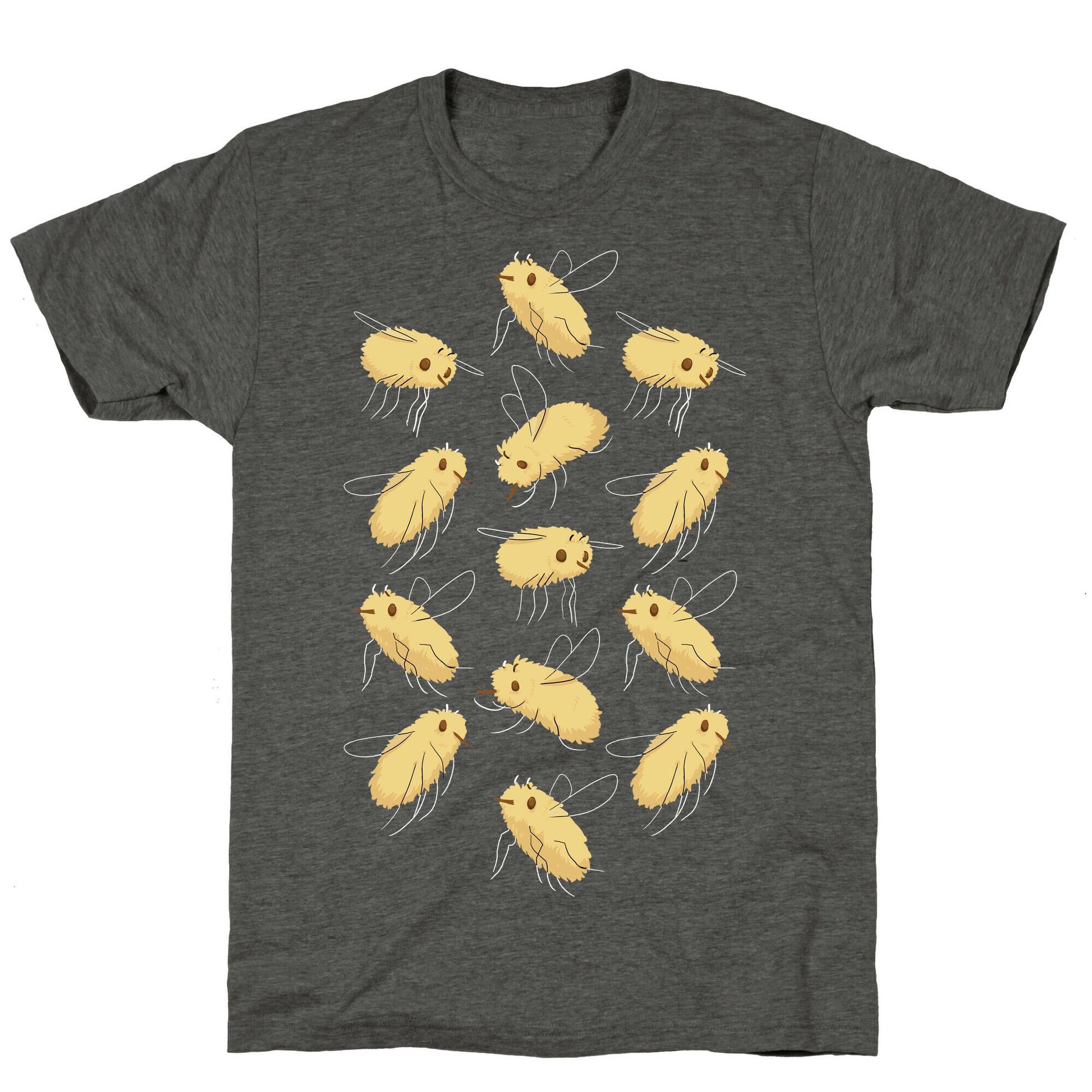 Bee Fly Pattern Unisex Triblend Tee