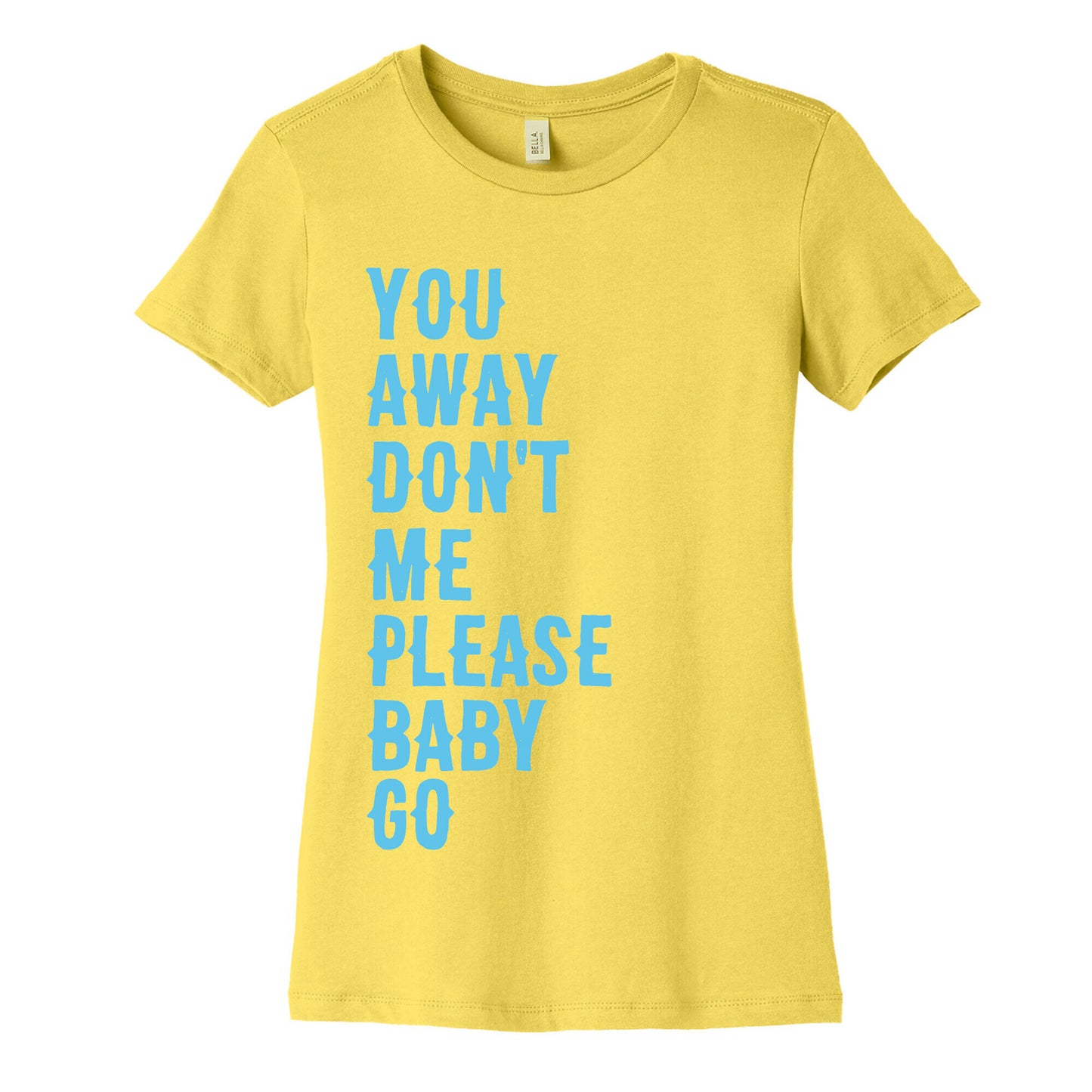 Simple and Clean Lyrics (1 of 2 pair) Women's Cotton Tee