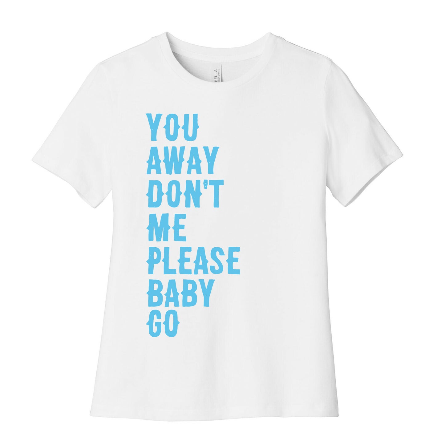 Simple and Clean Lyrics (1 of 2 pair) Women's Cotton Tee