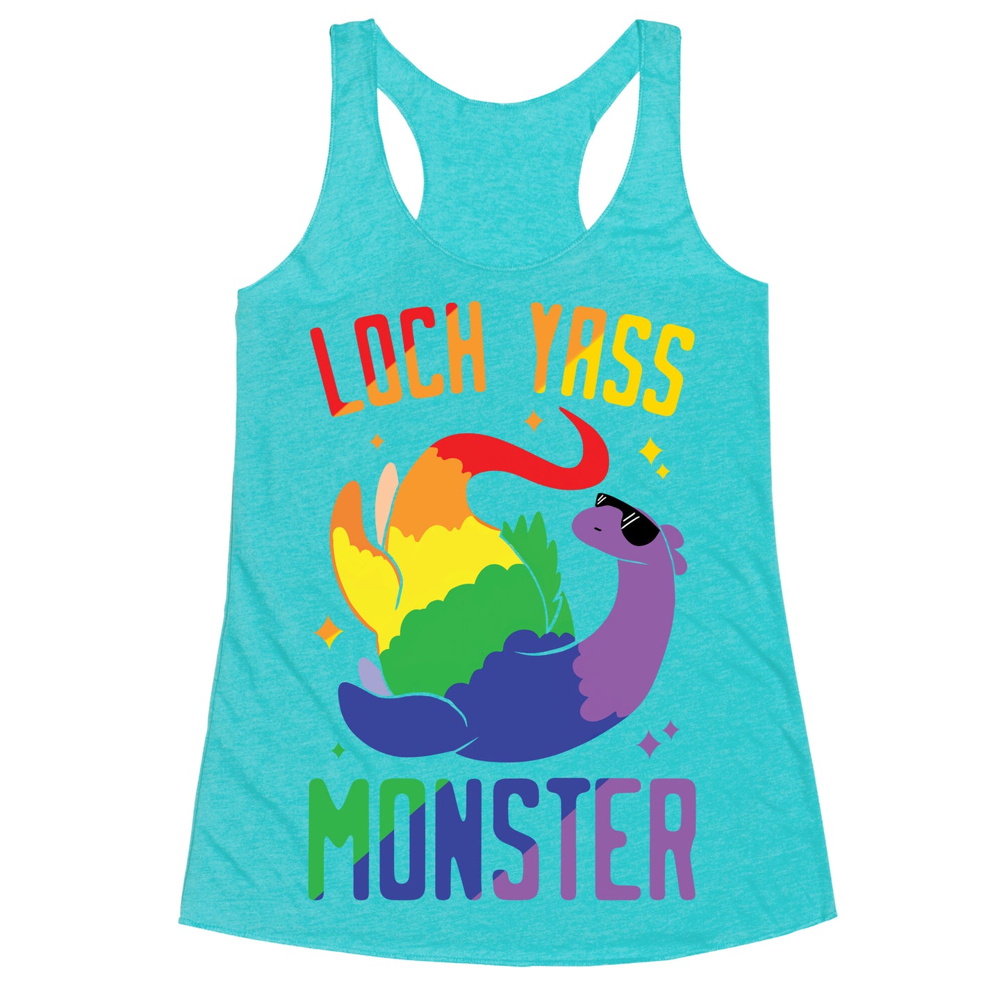 Loch Yass Monster Racerback Tank