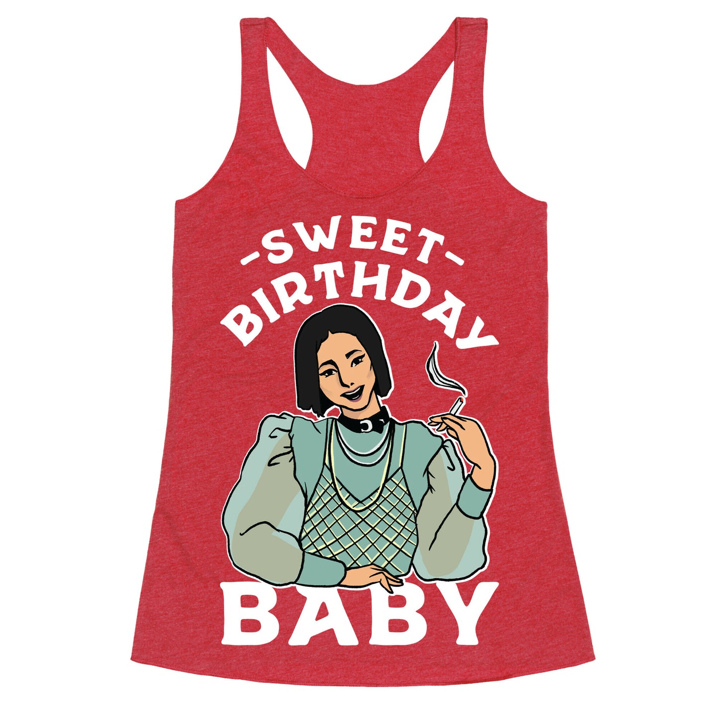Sweet Birthday Baby Racerback Tank