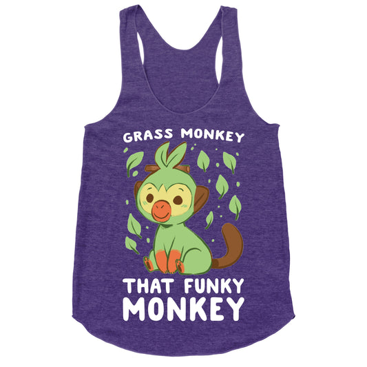 Grass Monkey, That Funky Monkey - Grookey Racerback Tank