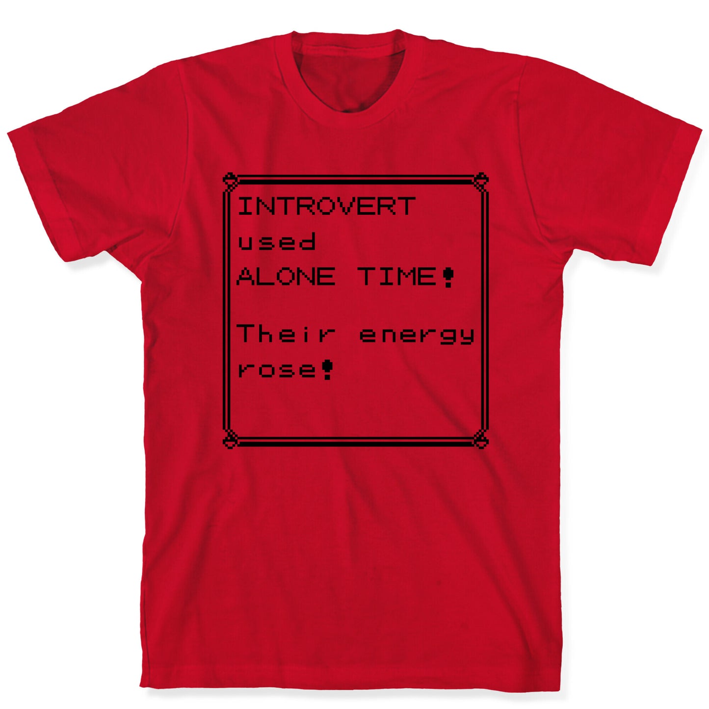 Introvert Used Alone Time T-Shirt