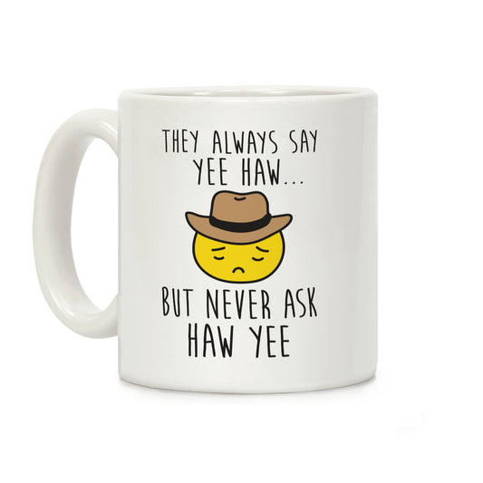 Sad Cowboy Emoji Coffee Mug