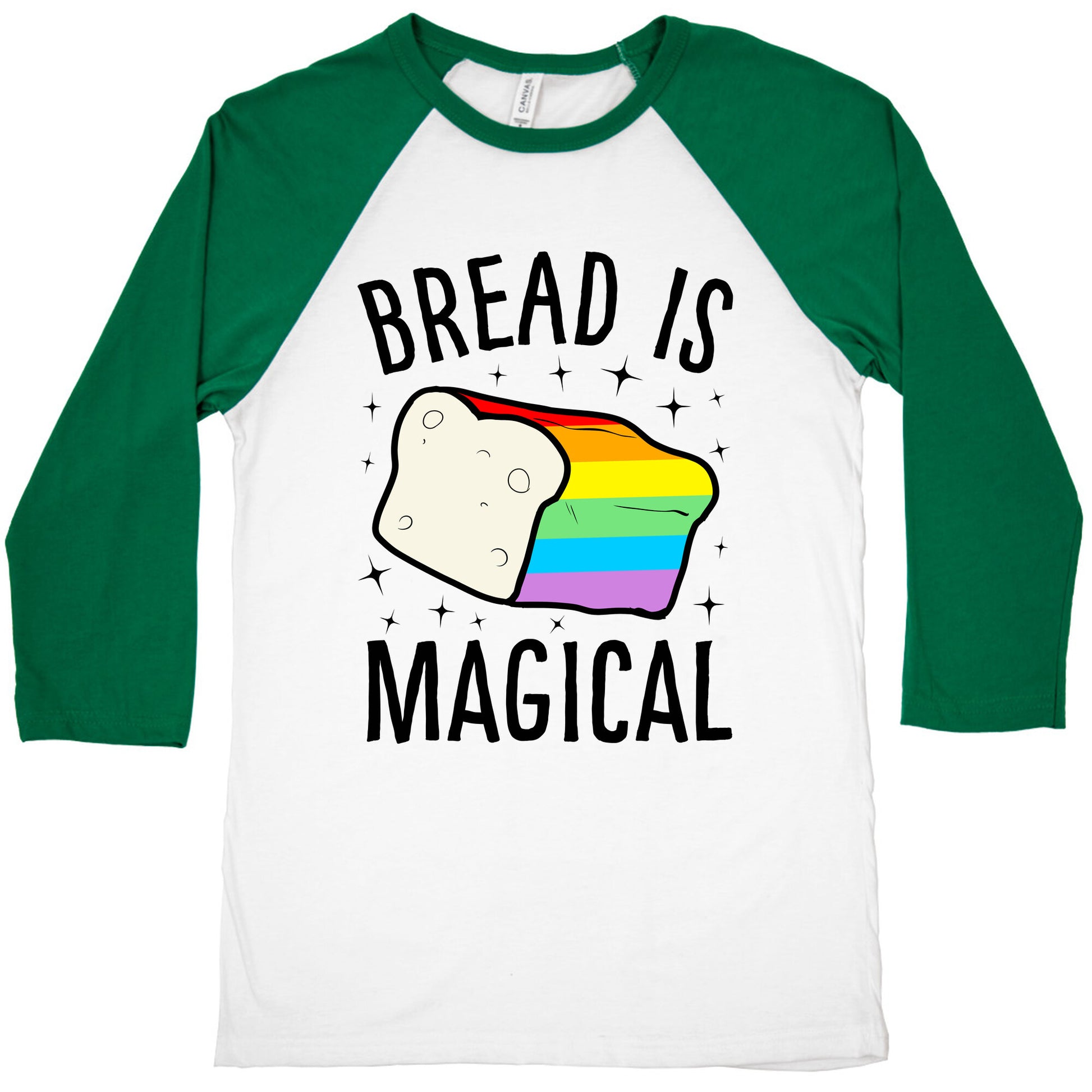Bread Is Magical Baseball Tee