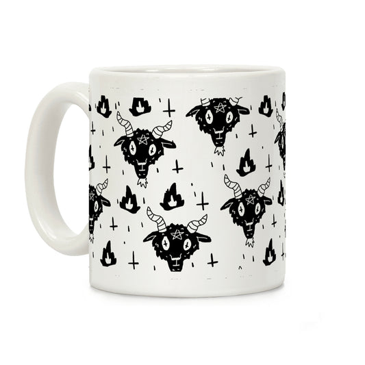 Spicy Heck Boy Satan Pattern Coffee Mug