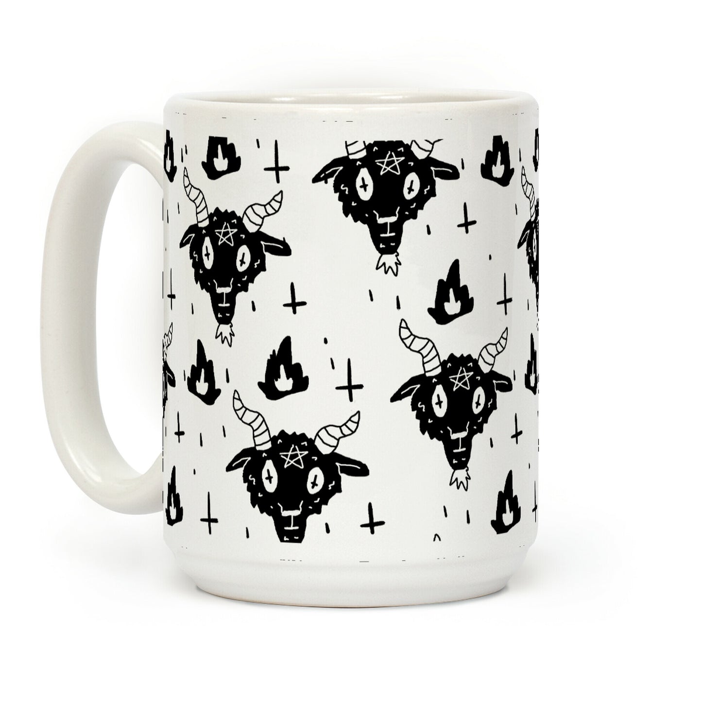 Spicy Heck Boy Satan Pattern Coffee Mug