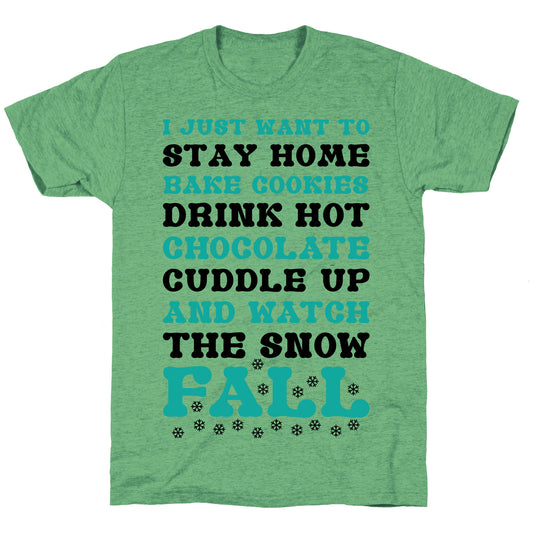 Snow Fall Unisex Triblend Tee