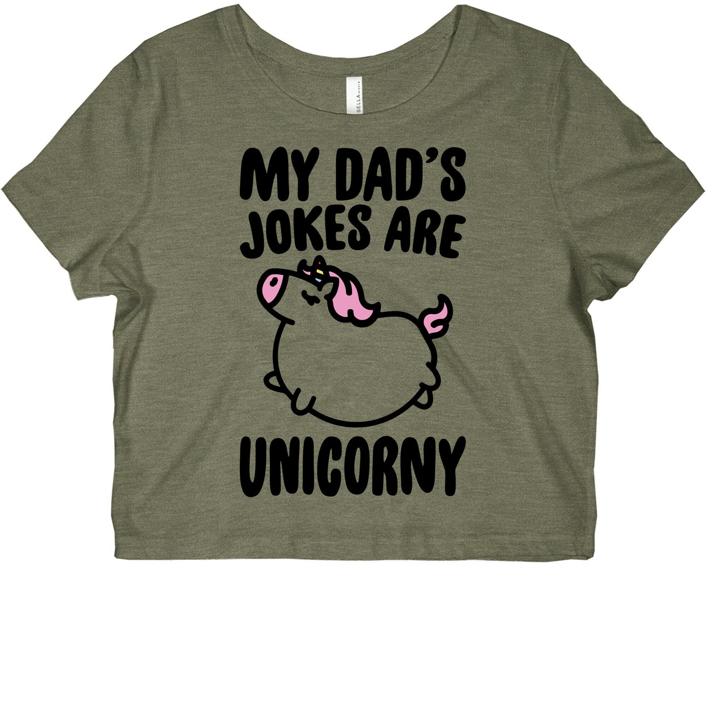 My Dad's Jokes Are Unicorny Baby Onesie Graphic Baby Tee