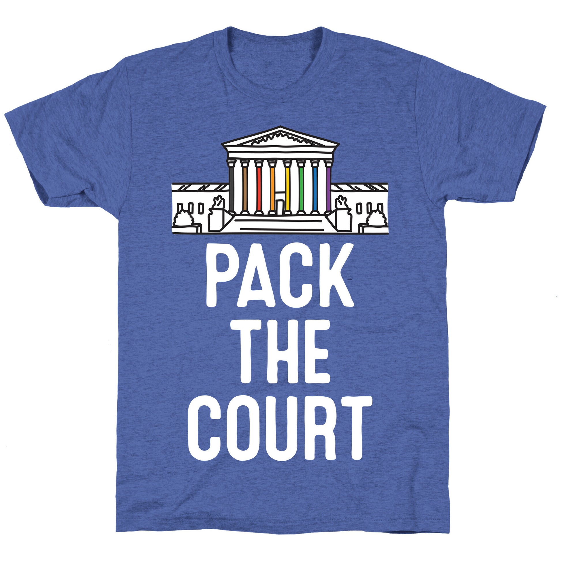 Pack The Court with Pride Unisex Triblend Tee