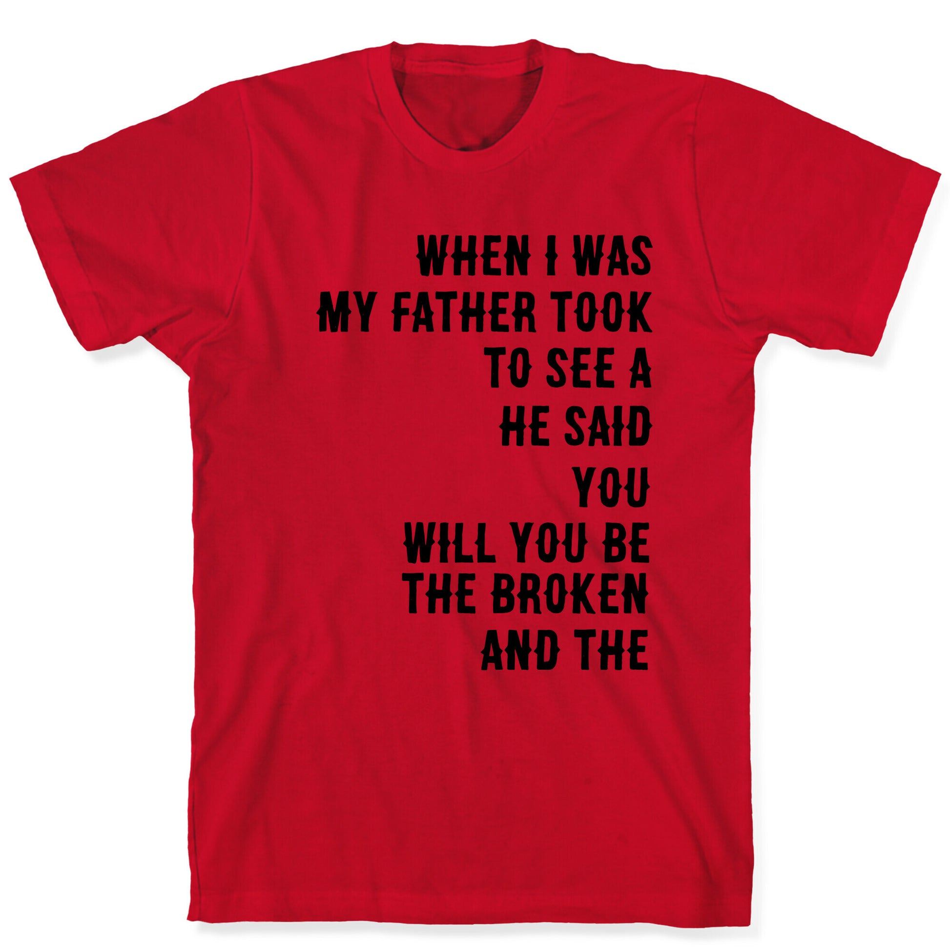 When I Was a Young Boy (1 of 2 pair) T-Shirt