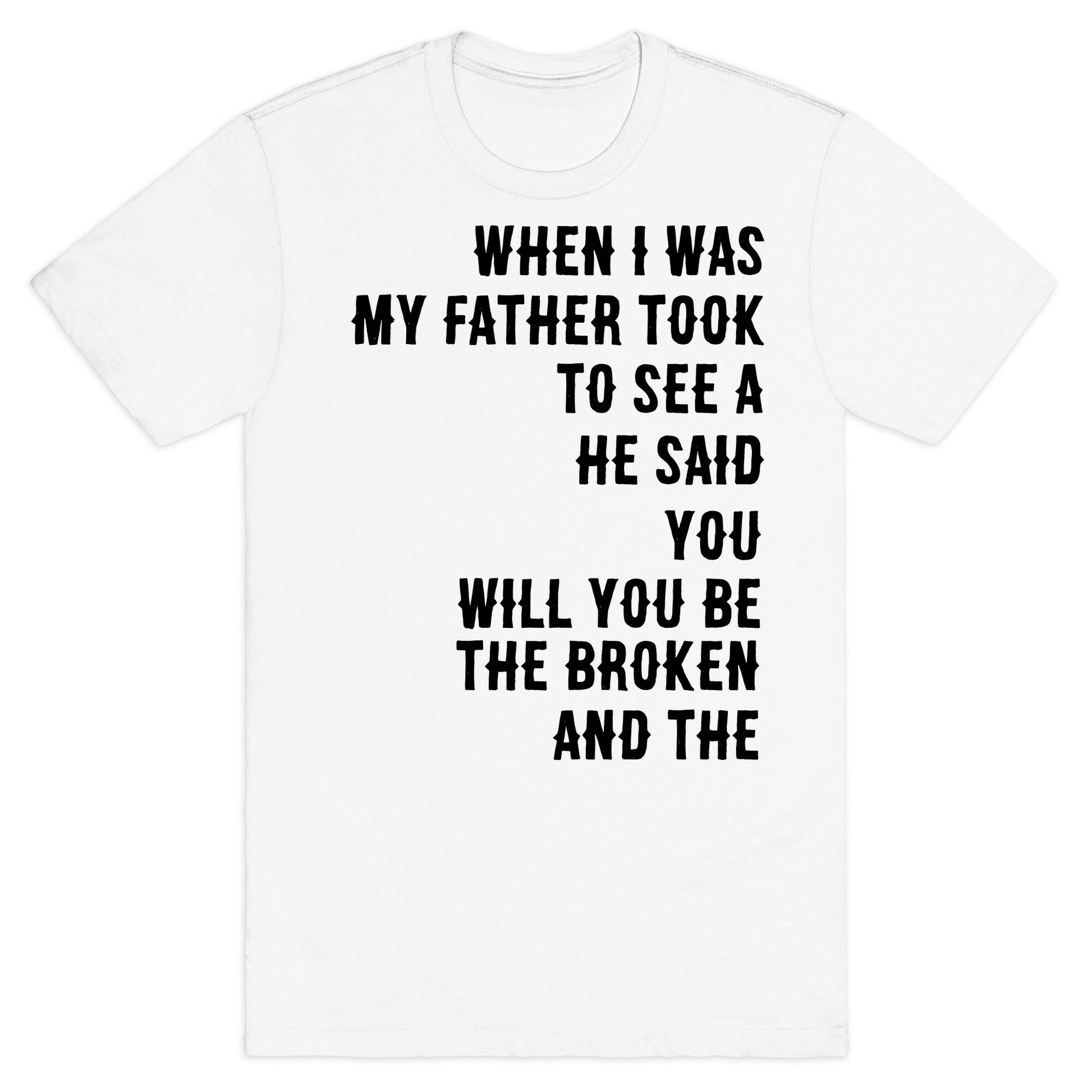 When I Was a Young Boy (1 of 2 pair) T-Shirt