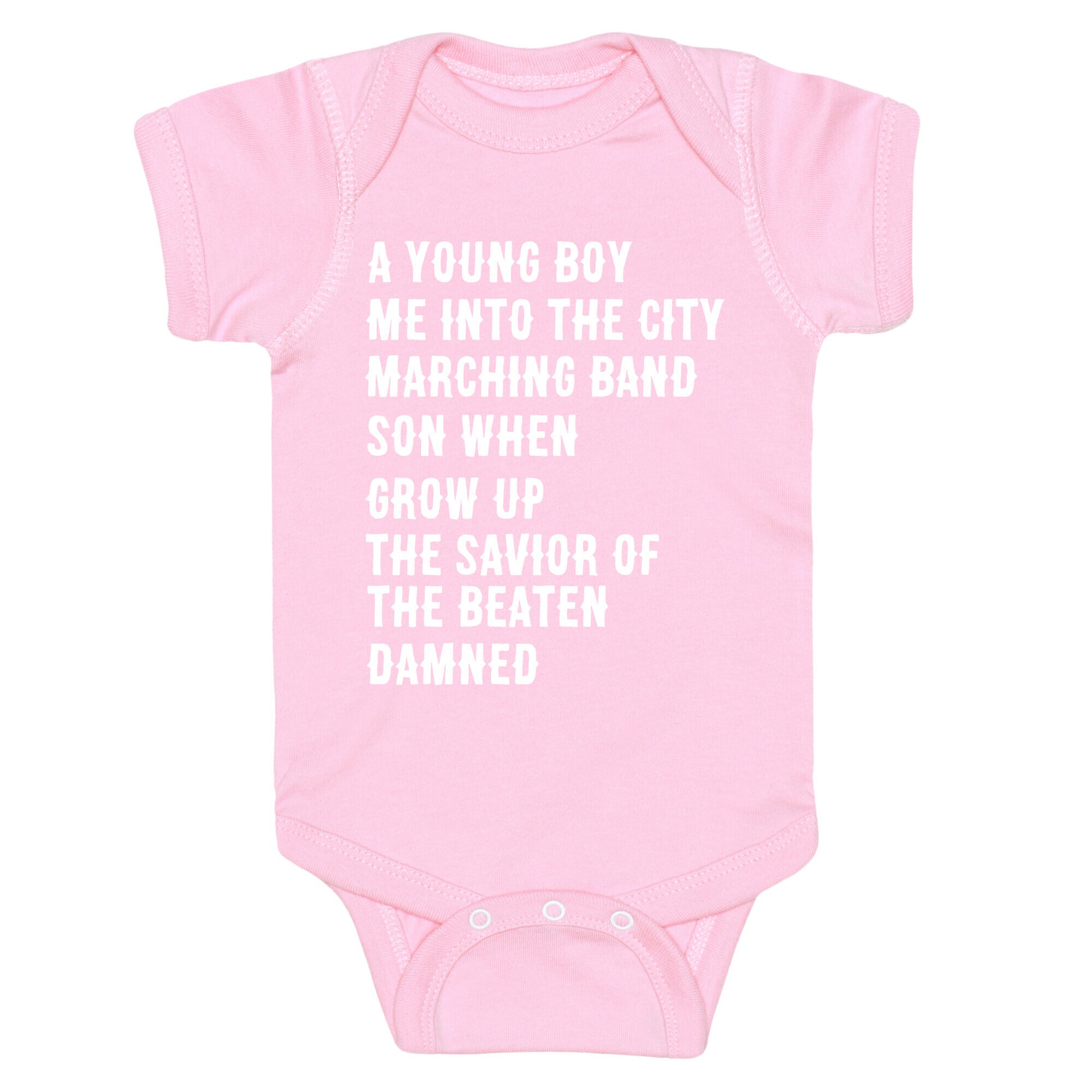 When I Was a Young Boy (1 of 2 pair) Baby One Piece