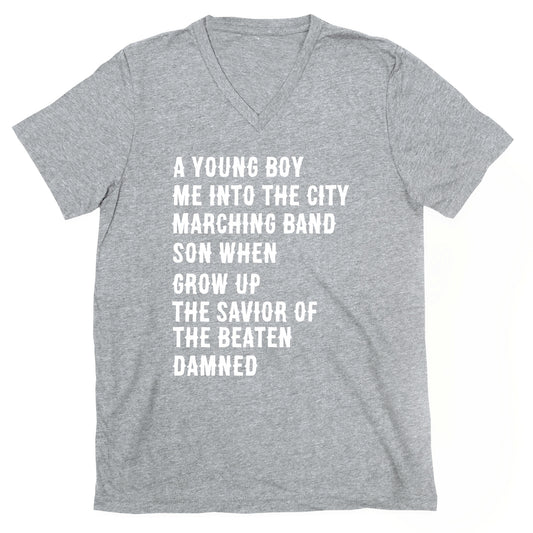 When I Was a Young Boy (1 of 2 pair) V-Neck