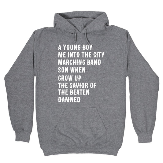 When I Was a Young Boy (1 of 2 pair) Hoodie