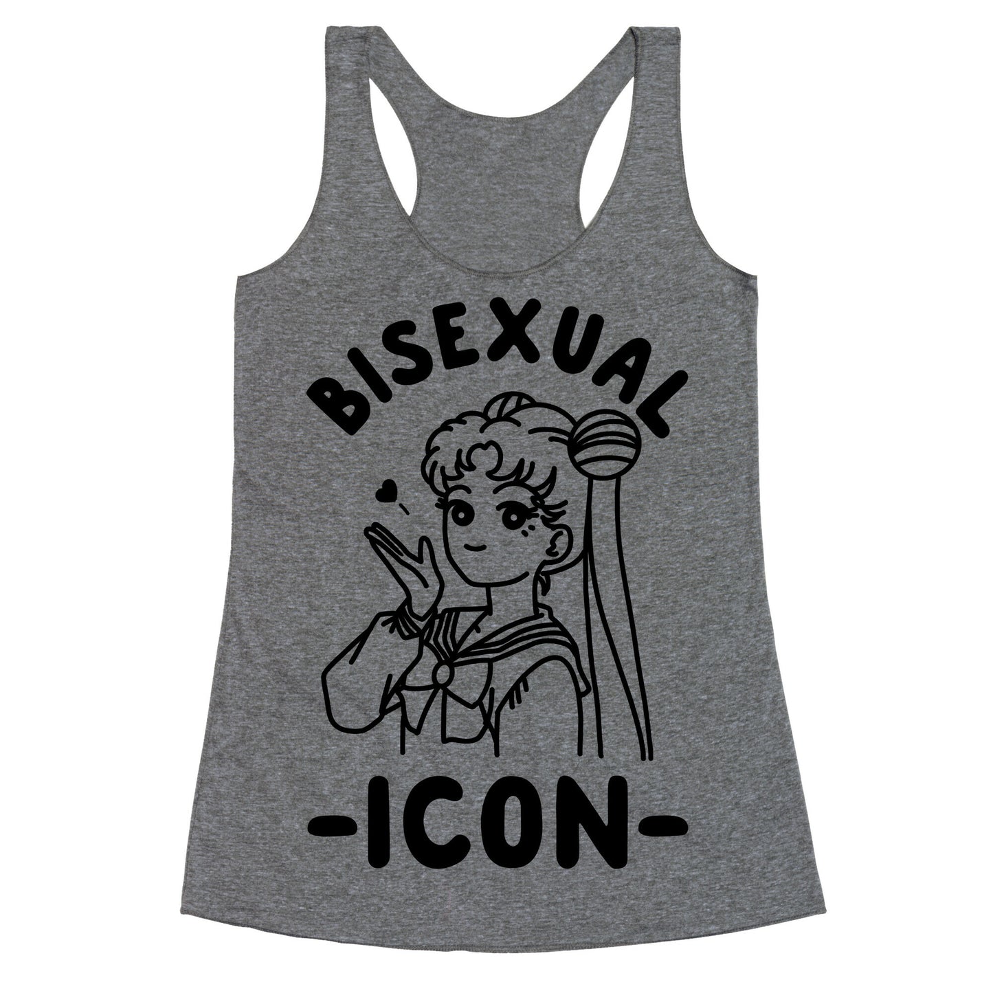 Bisexual Icon Usagi Racerback Tank