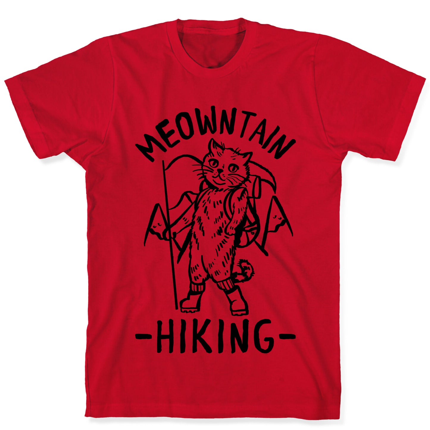 Meowntain Hiking Cat T-Shirt