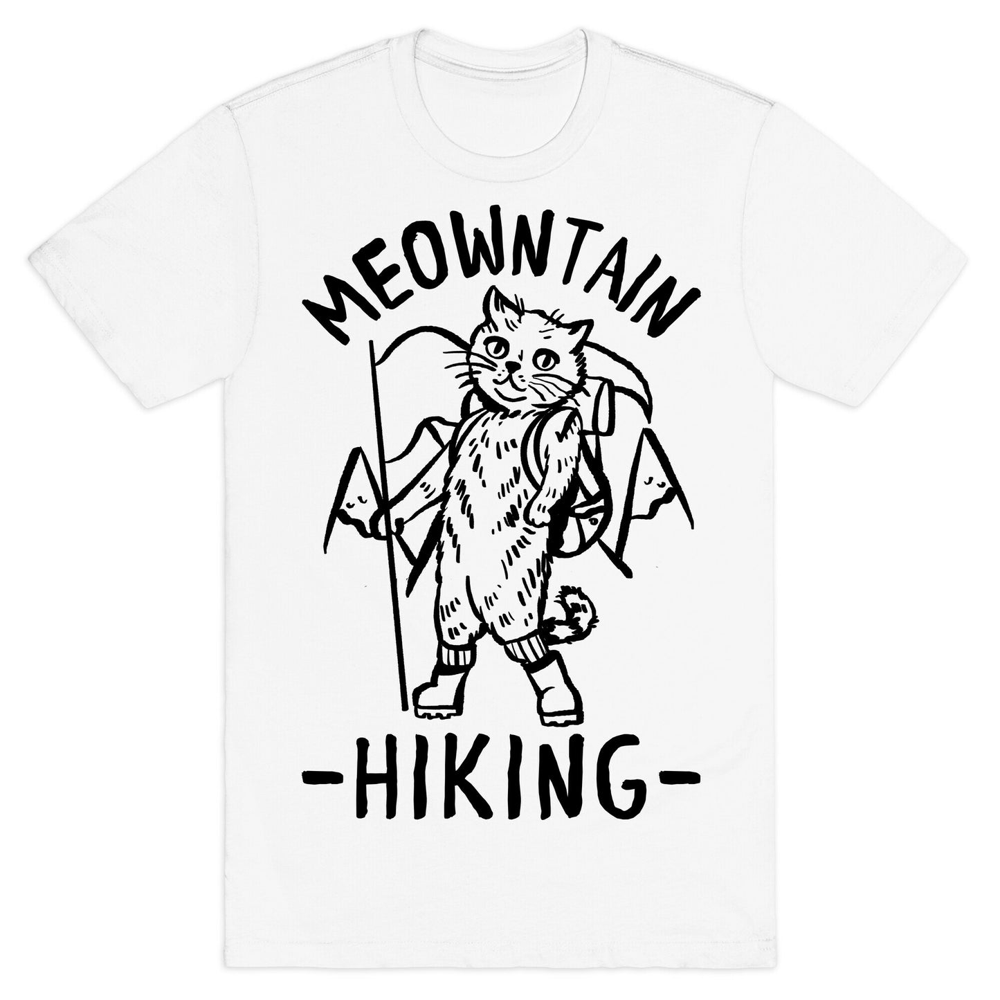 Meowntain Hiking Cat T-Shirt
