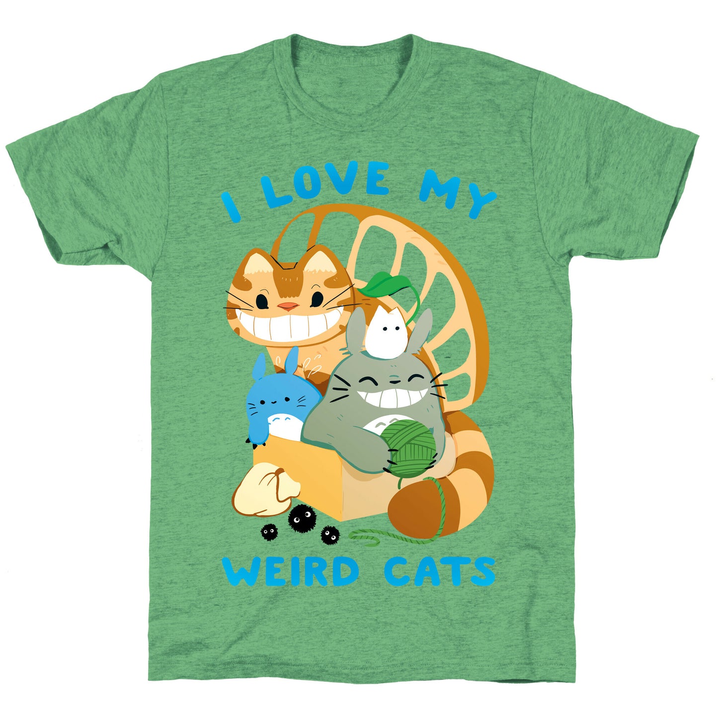 I love my weird cats Unisex Triblend Tee